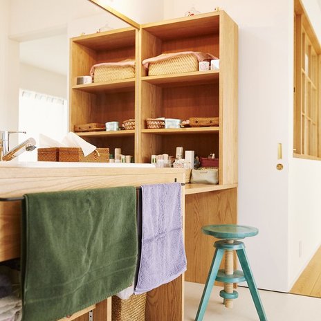 中庭とつながる自由な暮らし