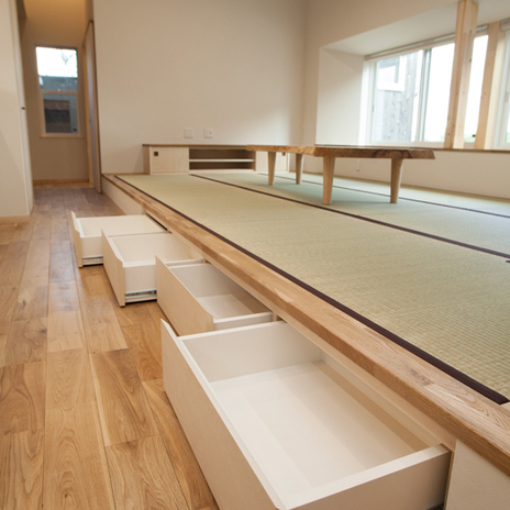 空間を有効活用する引き出し収納