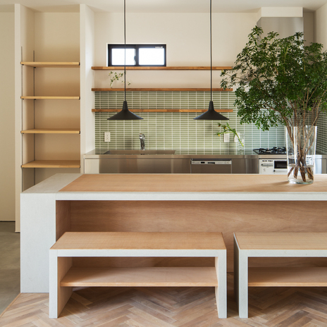 キッチンと造作家具