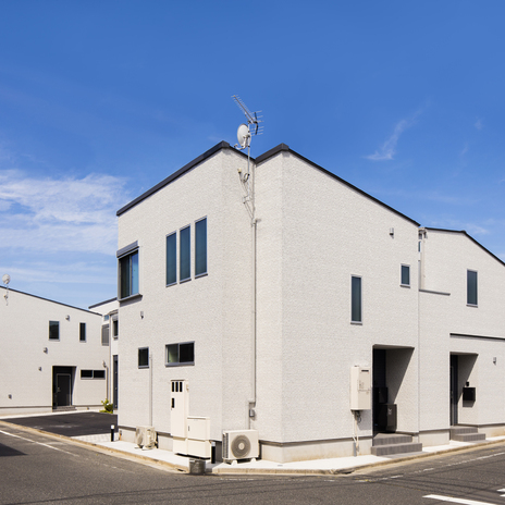 西側外観｜収納の家｜東京都足立区