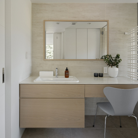 洗面カウンター