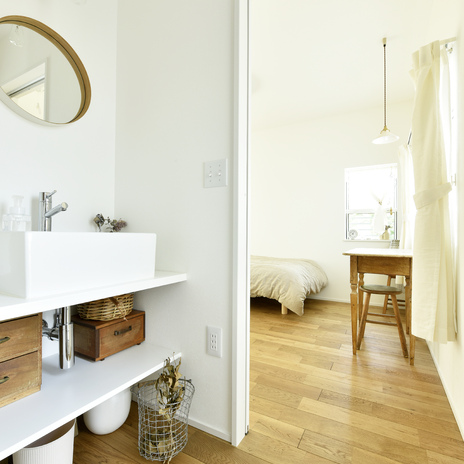 便利な洗面スペース