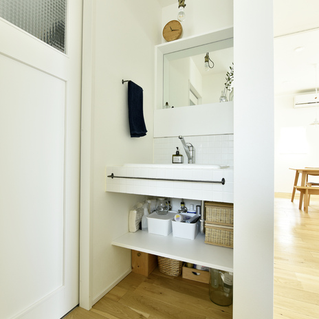 こんなとこにも造作洗面