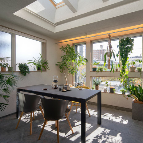 外部仕上げのサンルーム