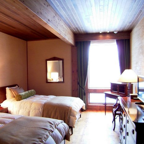 水上高原のヴィラ｜ベッドルーム