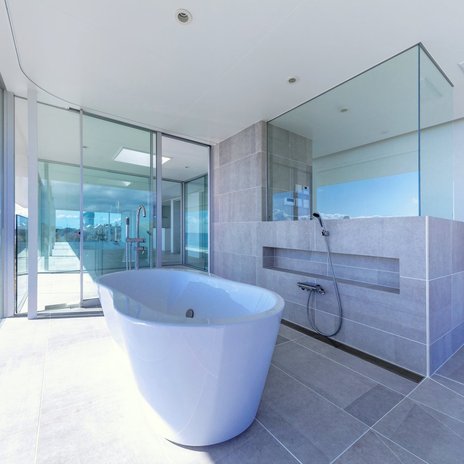 水平線の家｜バスルーム