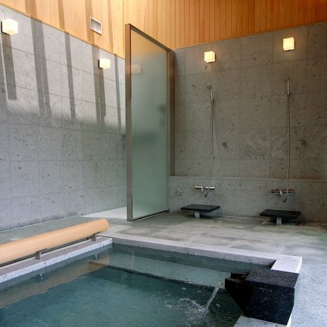 雷山の別荘｜絶景を楽しめる温泉浴室