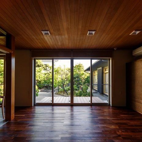 庭を眺めながら生活できるＬＤＫ