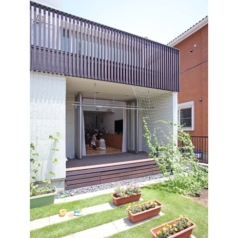 リビングのテラス