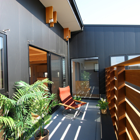 使いがいのある広いバルコニー