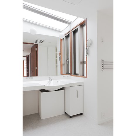 清潔感のある洗面室