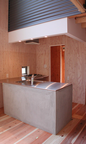 シンプルで使いやすいL型キッチン