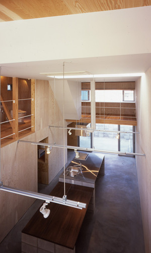 1階のLDKの土間コンクリートは全面土壌蓄熱式床暖房