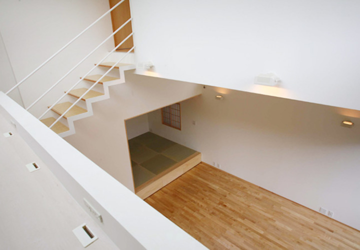 開放的な吹き抜け