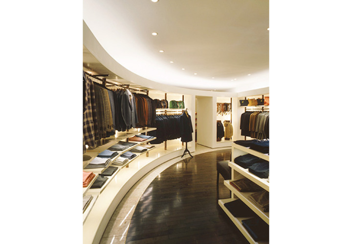 見て回りやすい曲線のデザイン