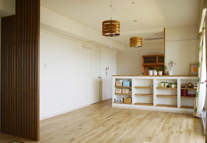 鶴見の家　リビング