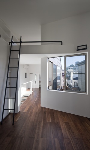 子どもには楽しい眺めの良いロフト付の部屋