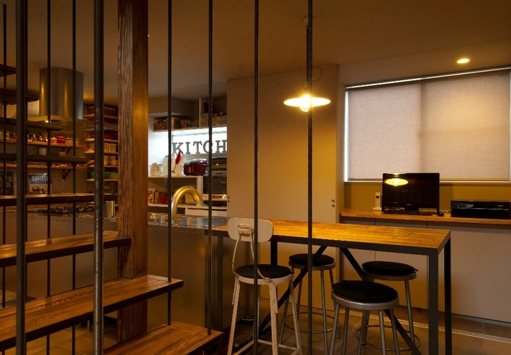 カフェのようなダイニングキッチン