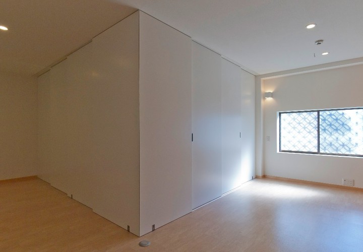 引き戸を全部閉めたら完全な個室空間