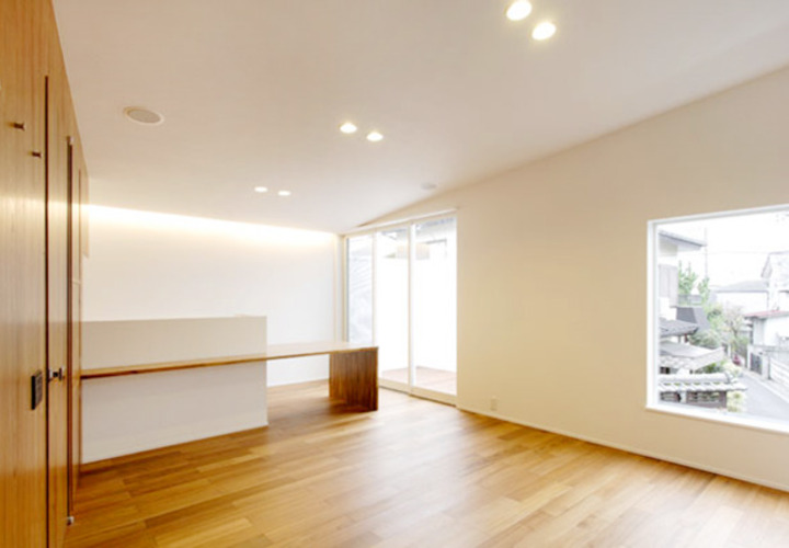 テラスと連続したLDK