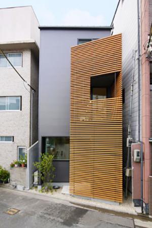 立体的につながる京町家