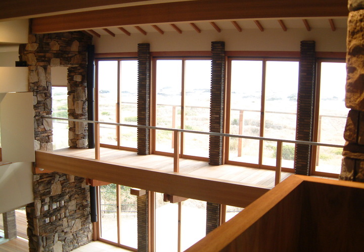 眺めの良い渡り廊下