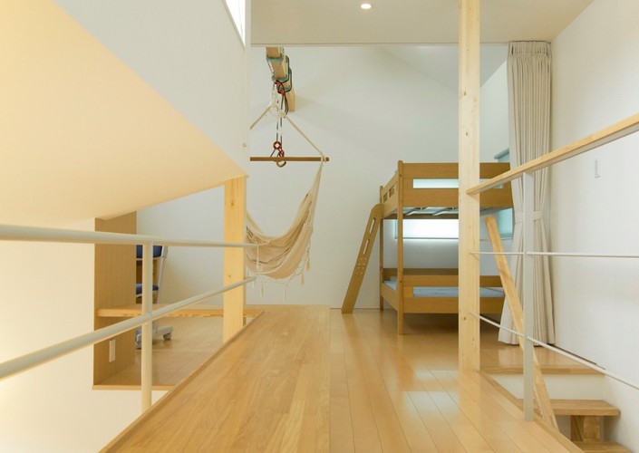 シュロのある家