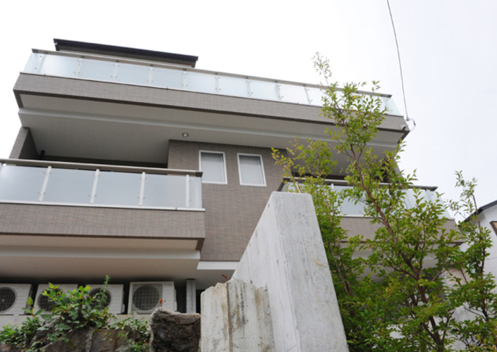 急傾斜地の住宅