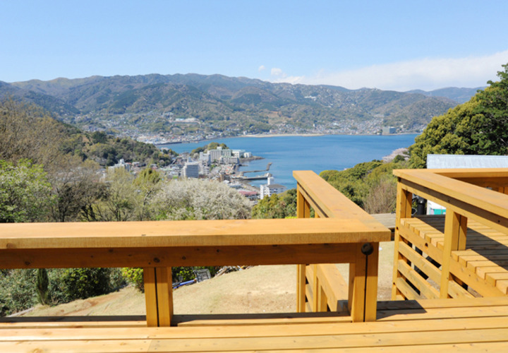 ウッドデッキからの景観