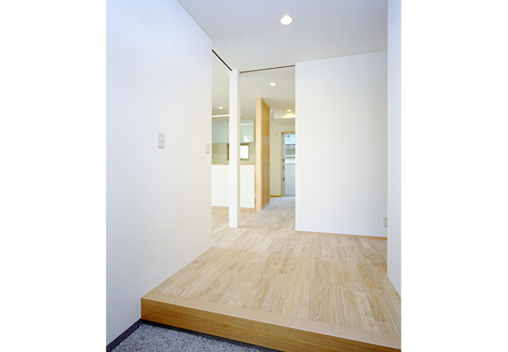 風通しのよい玄関ホール