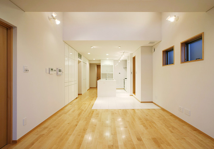 家族の集まる楽々動線のLDK