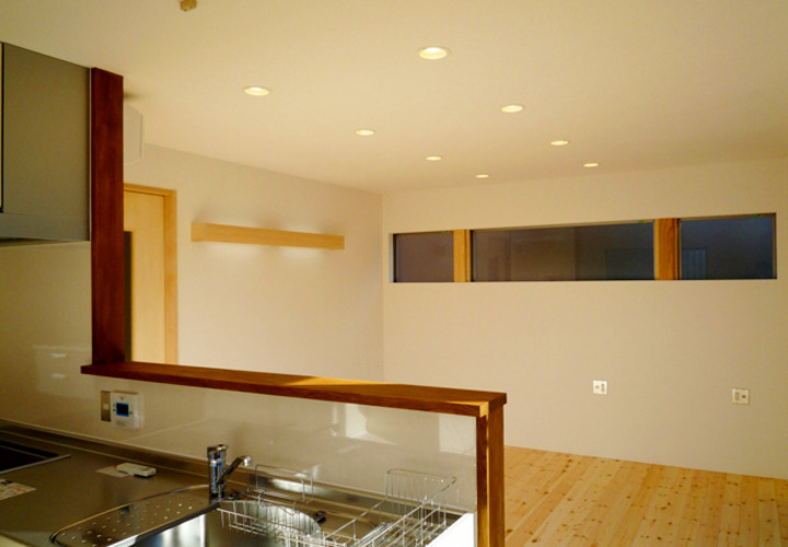 キッチンから見渡せます