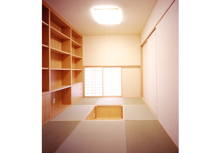 掘りごたつのあるモダン和室