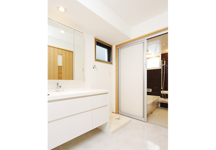 清潔感のある水廻りスペース