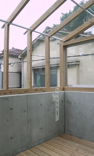 サンルームのようなバルコニー