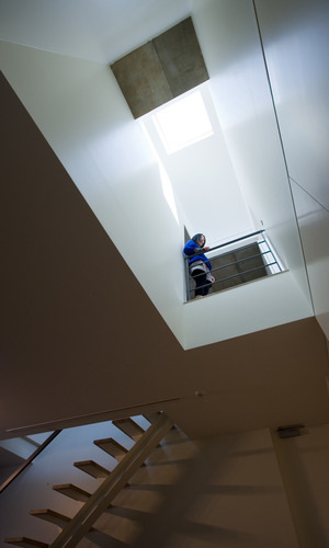 まるで美術館のような白い空間