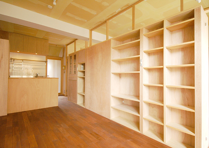 家具で仕切る家（マンションリノベーション）