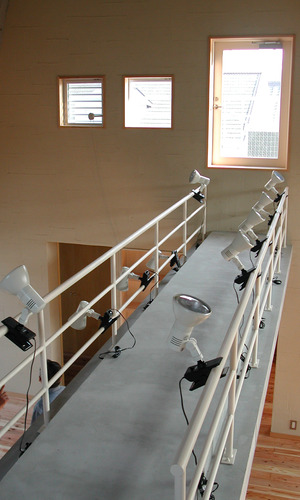 将来キャットウォークを使って子ども部屋に部屋を仕切る事もできる