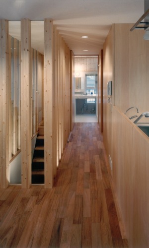 洗面トイレバススペースには2方向からアクセスできる