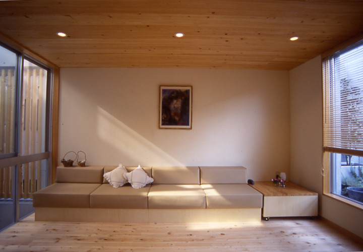 リビングの2つの窓