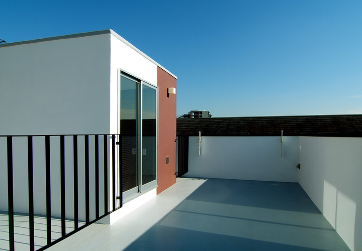 住宅密集地でも大空を独り占め