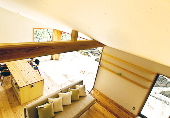 心地よく風が抜ける広間