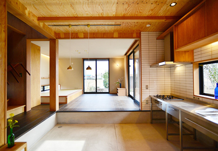 土間とキッチン