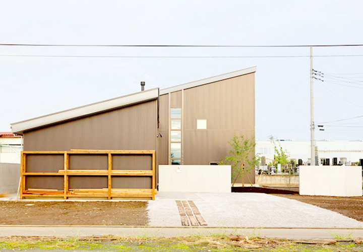 アプローチ夕景