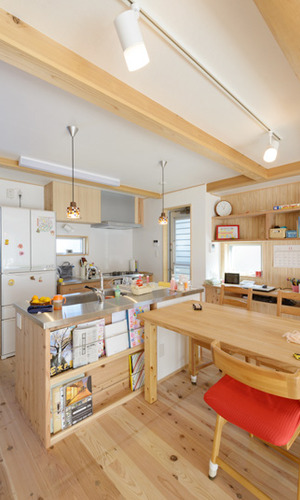 キッチンからダイニングの工夫