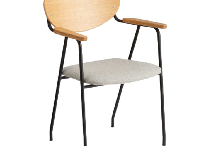 DJANGO ARM CHAIR Black