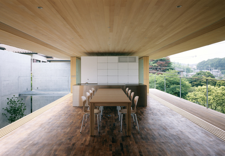 緑山の家　リビング