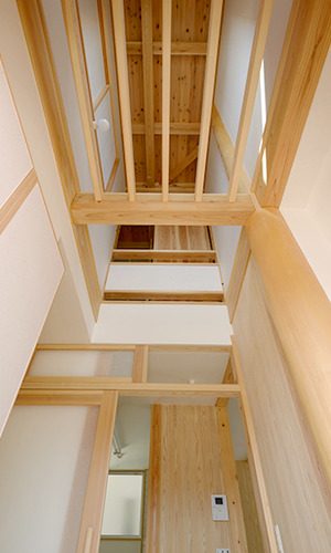 風を運ぶ吹き抜け