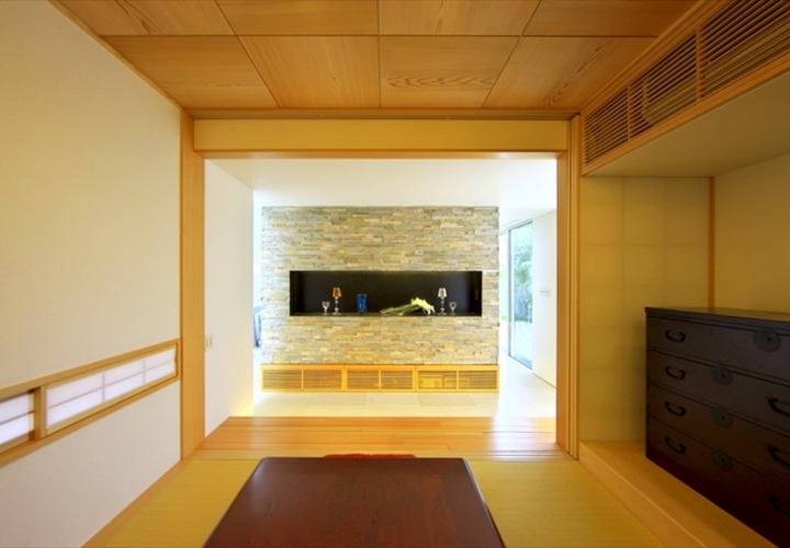 和室からの眺めにこだわった空間