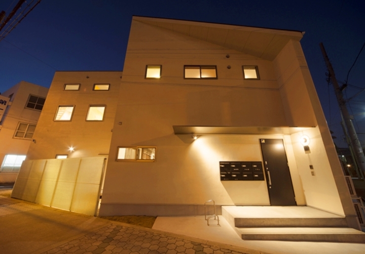 シェアハウスの夜景